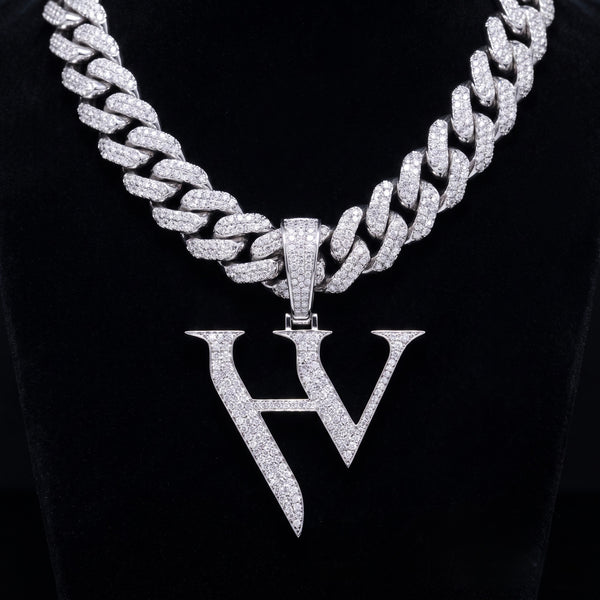Custom moissanite pendant and chain request – House of Velluxe