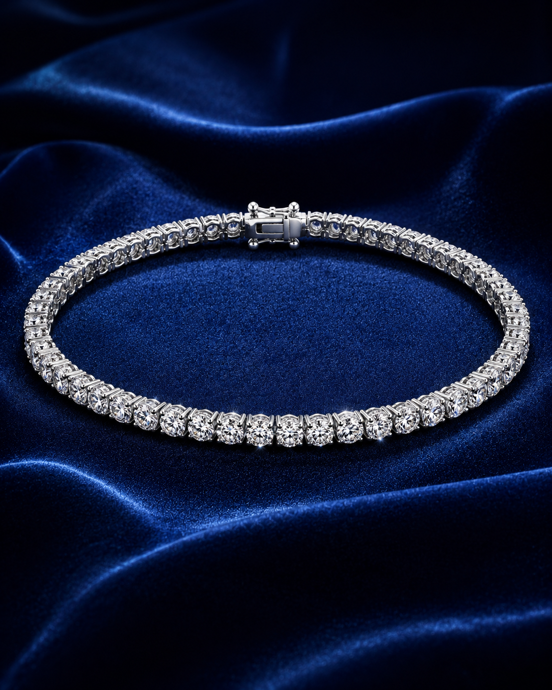 3mm tennis bracelet set with VVS1 moissanite – House of Velluxe