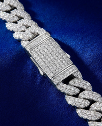 9mm Miami Cuban link bracelet VVS1 moissanite – clasp detail