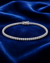 2mm VVS1 moissanite tennis bracelet iced out – House of Velluxe